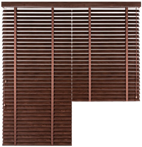 Brazowa-Zaluzja-Drewniana-Lipowa-Kolor-HERBATA-Flip50-Dual-CLICKY-Duza