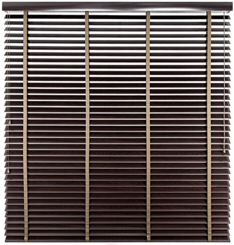 Brazowa-Zaluzja-Drewniana-Lipowa-Kolor-TRUFLA-Flip50-CLICKY-Duze