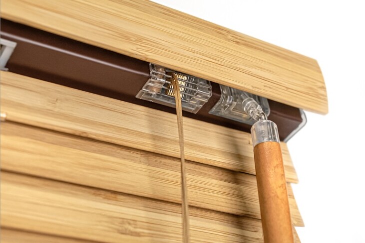Brazowy-MUSLI-Zaluzje-bambusowe-Flip-25-CLICKY-Mechanizm