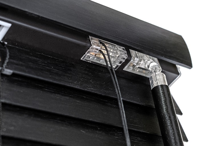 Czarny-ARABIKA-Zaluzje-bambusowe-Flip-25-CLICKY-Mechanizm