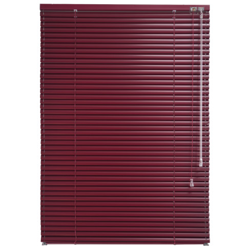Żaluzje aluminiowe 25 mm kolor Bordowy 187 A2