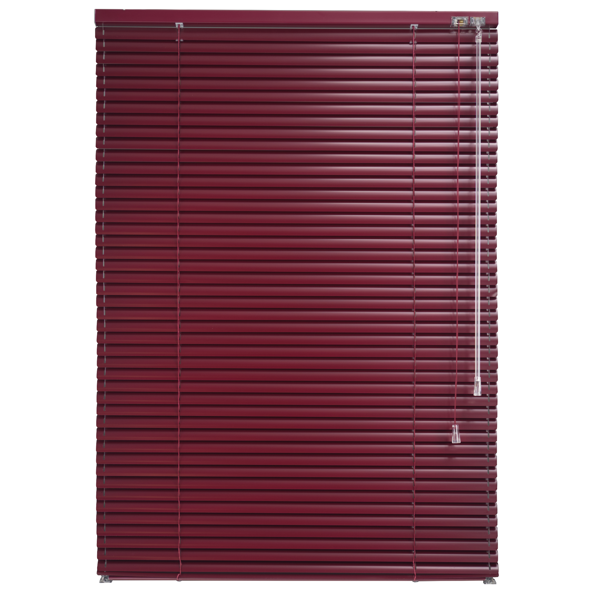 Żaluzje aluminiowe 25 mm kolor Bordowy 187 A2
