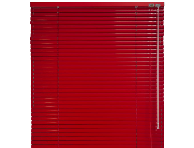 Żaluzje aluminiowe 25 mm kolor Czerwony 475 A2