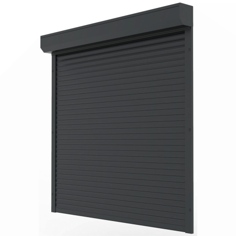 Antracytowa roleta aluminia CLICKY Protect