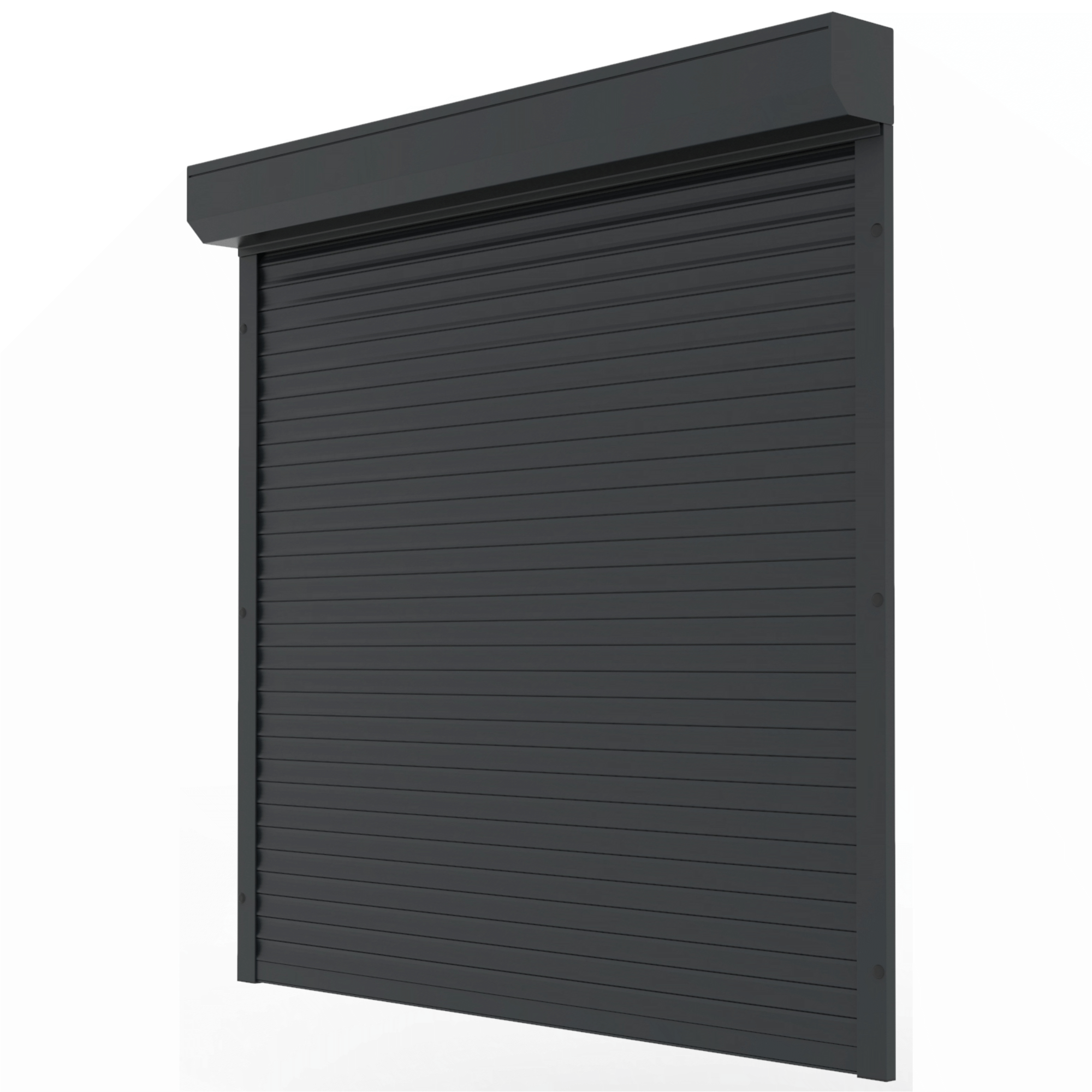 Antracytowa roleta aluminia CLICKY Protect