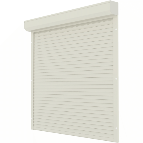 Biała roleta aluminia CLICKY Protect