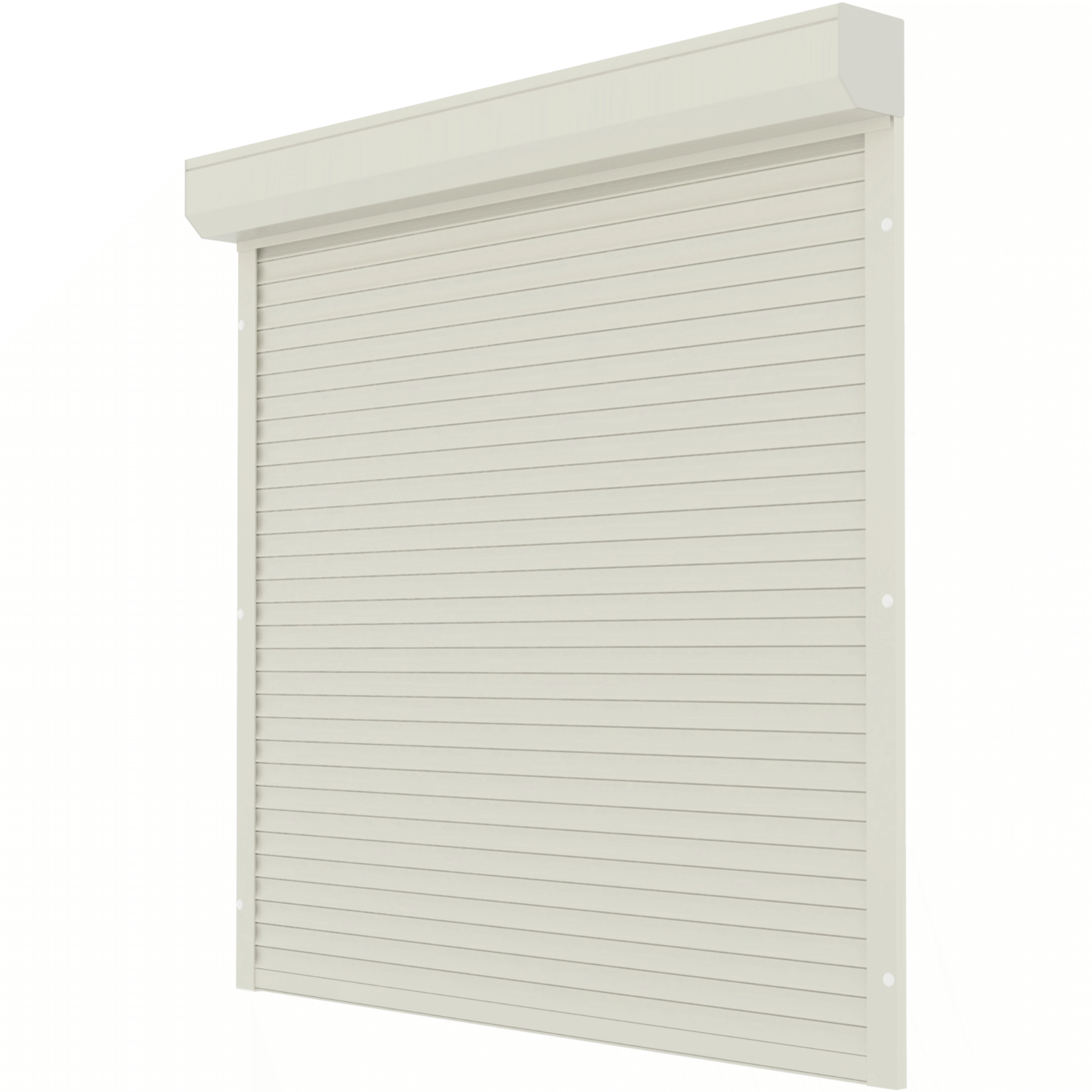 Biała roleta aluminia CLICKY Protect