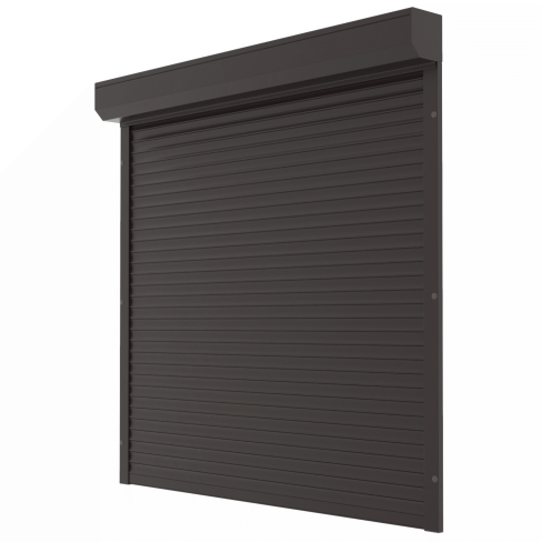 roleta-protect-ciemnobrazowy Ciemnobrązowa roleta aluminia CLICKY Protect