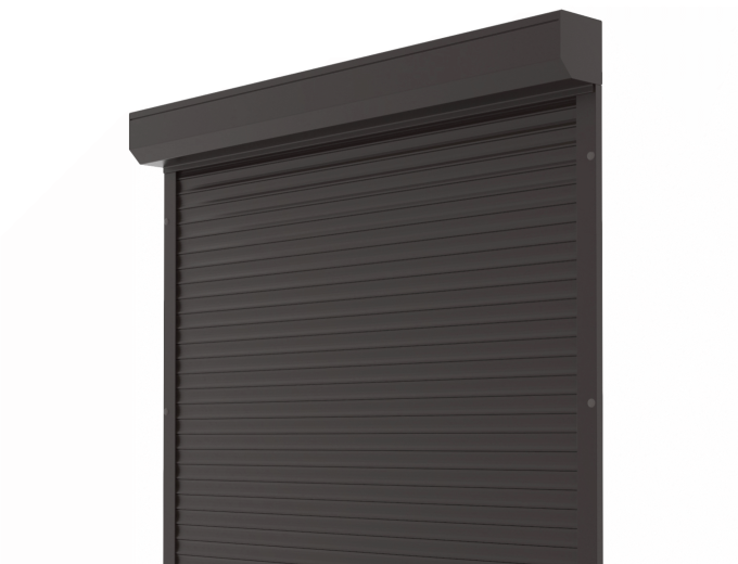 roleta-protect-ciemnobrazowy Ciemnobrązowa roleta aluminia CLICKY Protect