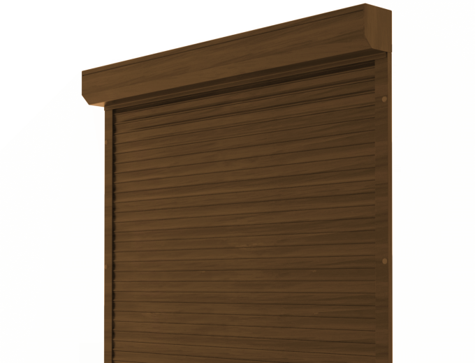 roleta-protect-orzech Roleta aluminia CLICKY Protect w kolorze Orzech