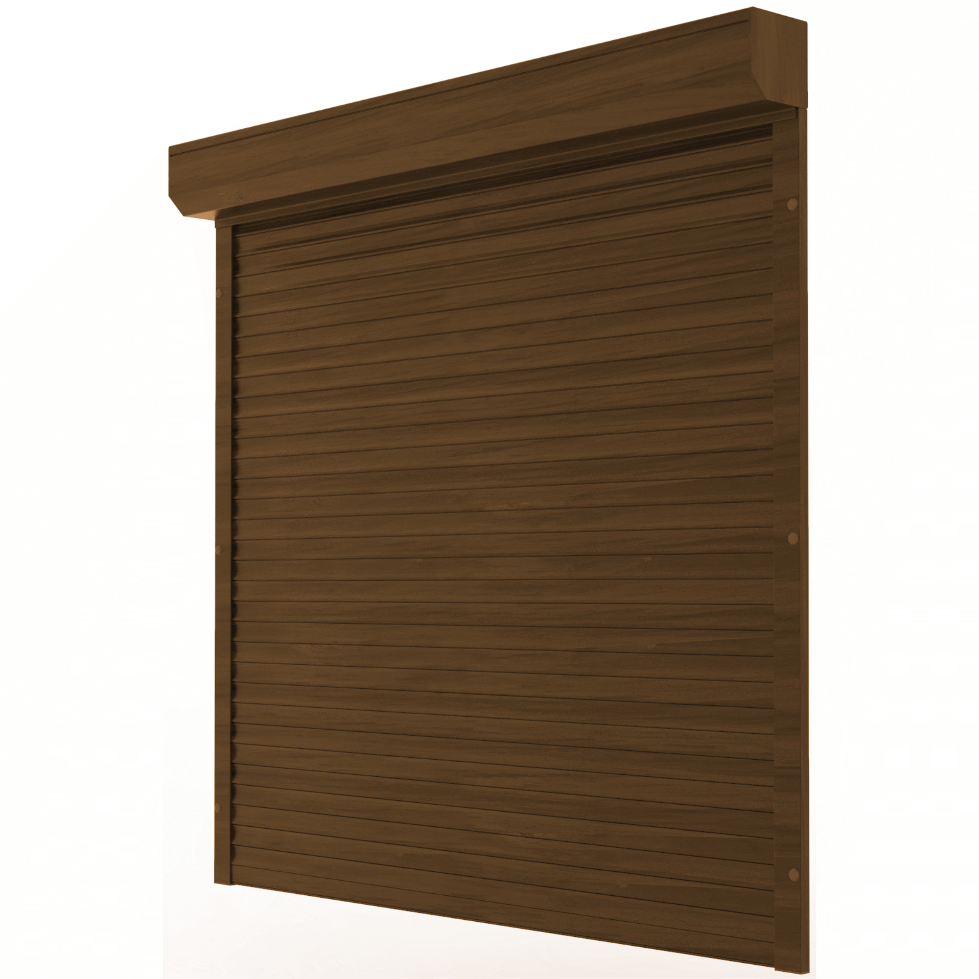 Roleta aluminia CLICKY Protect w kolorze Orzech