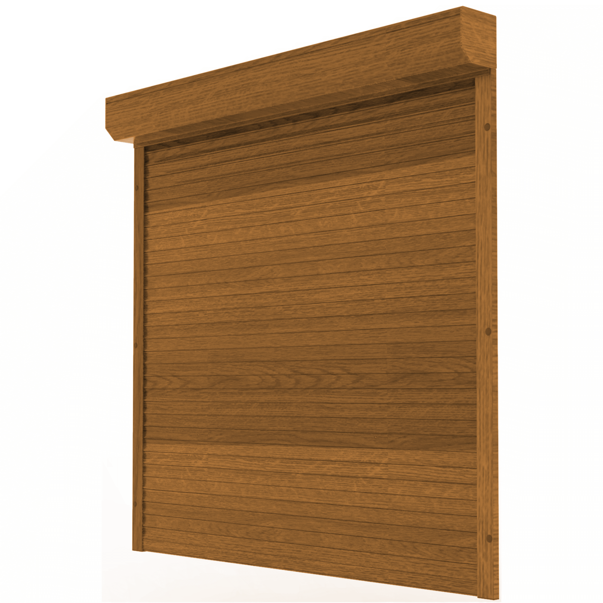 Roleta aluminia CLICKY Protect w kolorze Złoty Dąb