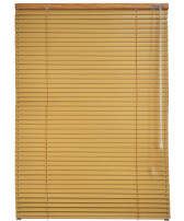 Żaluzje aluminiowe 25 mm kolor Jasny dąb 772082 A2