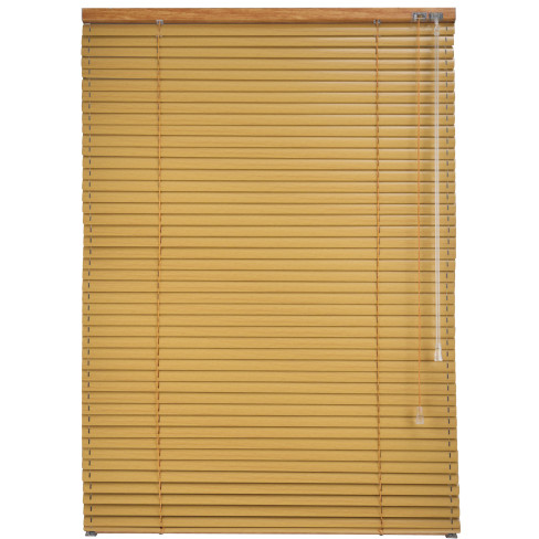 Żaluzje aluminiowe 25 mm kolor Jasny dąb 772082 A2