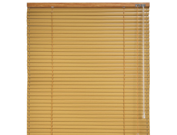 Żaluzje aluminiowe 25 mm kolor Jasny dąb 772082 A2