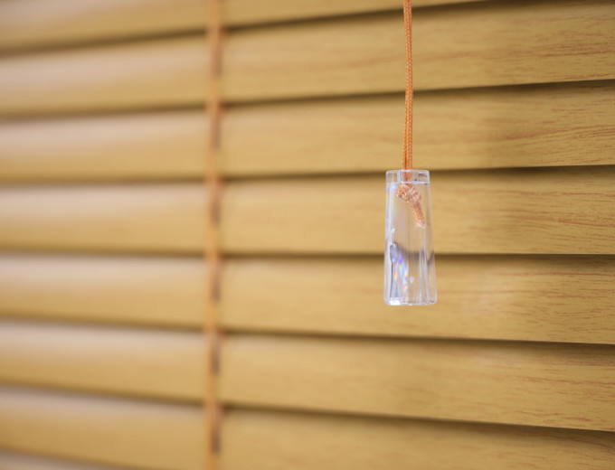 Żaluzje aluminiowe 25 mm kolor Jasny dąb 772082 B2