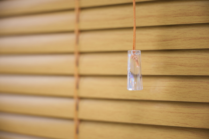 Żaluzje aluminiowe 25 mm kolor Jasny dąb 772082 B2