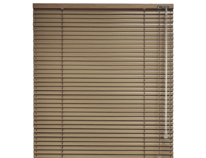 Żaluzje aluminiowe 25 mm kolor Jasny orzech 772095 A2