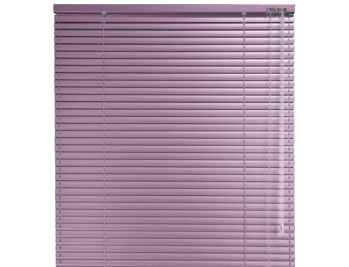 Żaluzje aluminiowe 25 mm kolor Różowy metalizowany 490 A2