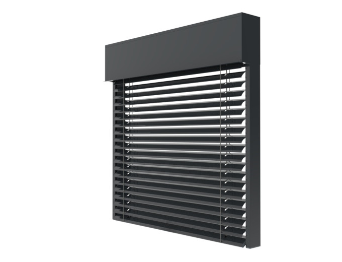 Żaluzja fasadowa C80 kolor 7016 render