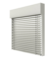 Żaluzja fasadowa C80 kolor 9016 render