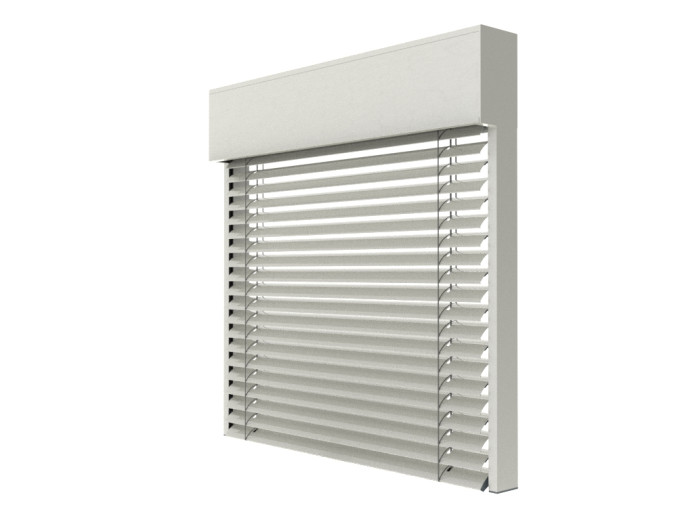 Żaluzja fasadowa C80 kolor 9016 render