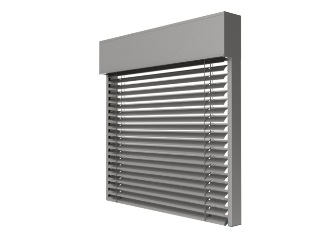 Żaluzja fasadowa C80 kolor db703 render Żaluzja fasadowa C80 kolor db703 render