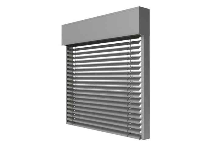 Żaluzja fasadowa C80F kolor db703 render
