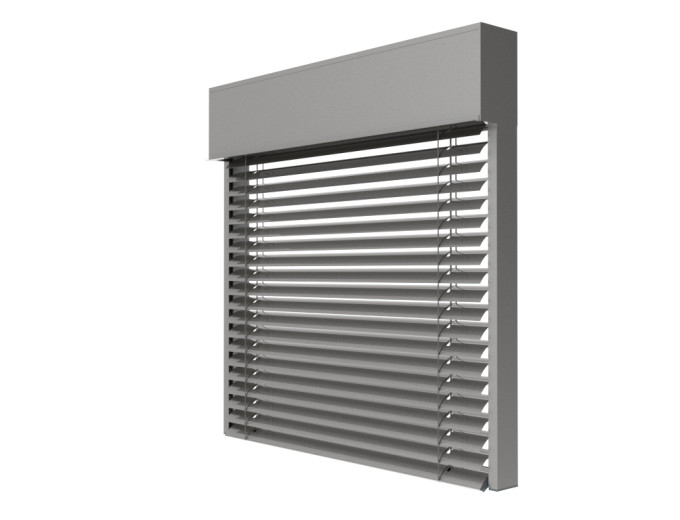 Żaluzja fasadowa C80F kolor db703 render