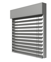 Żaluzja fasadowa Z90 kolor 9007 render