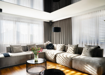 Żaluzje fasadowe widok od wewnątrz